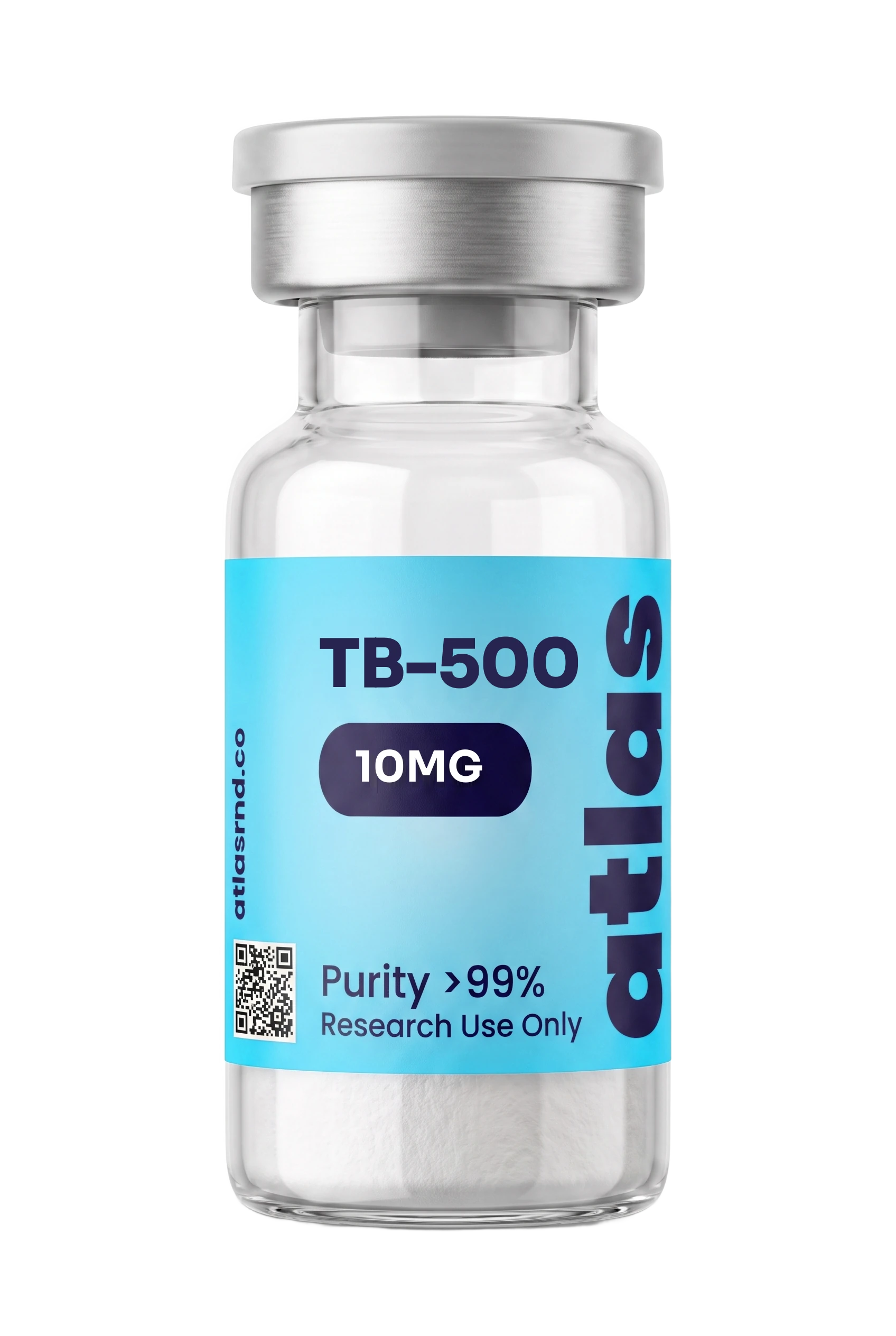 TB-500 research vial, studio product photo